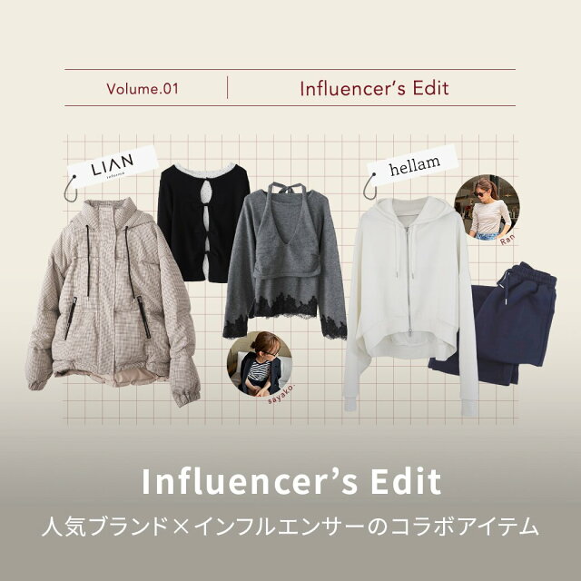 人気ブランド×インフルエンサーのコラボアイテム