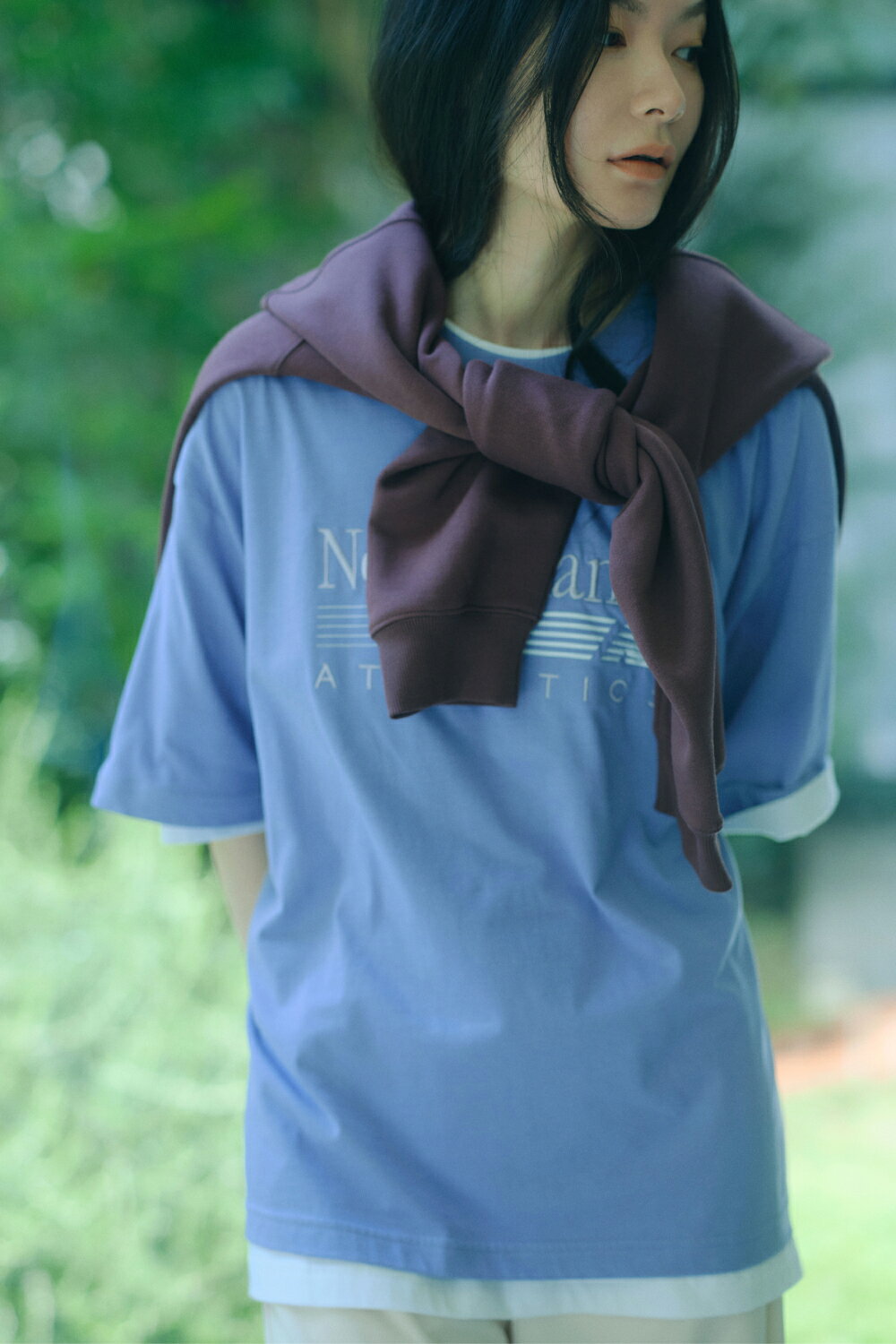 Tシャツこそレイヤード!旬な色合わせを意識して