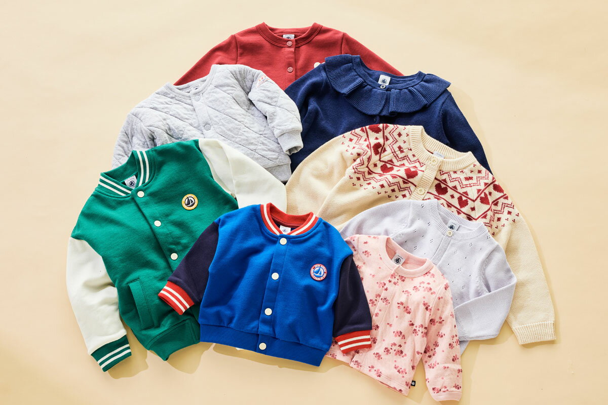 BIZAKIE　PETIT BATEAU ストライプデザインジャケット PETIT BATEAU（プチバトー） ブルゾン アウター ヒッコリーストライプ
