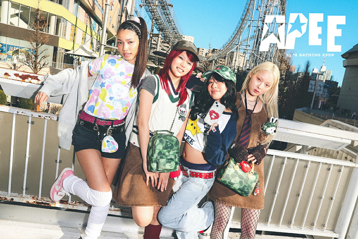 BAPE KIDS ♡ Tシャツ、ショーツ、スタイのセット 80cm A BATHING APE(ア ベイシング エイプ)のスタイ・よだれかけアイテム