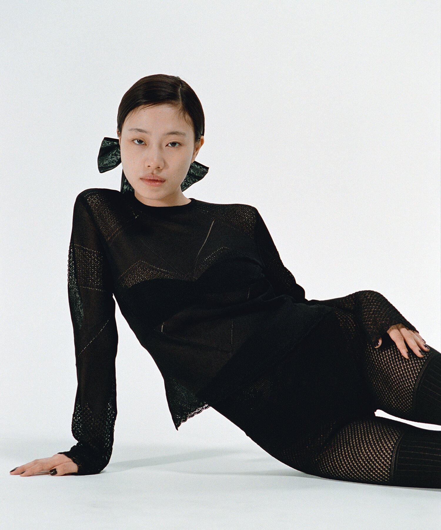 ニット（BLACK）