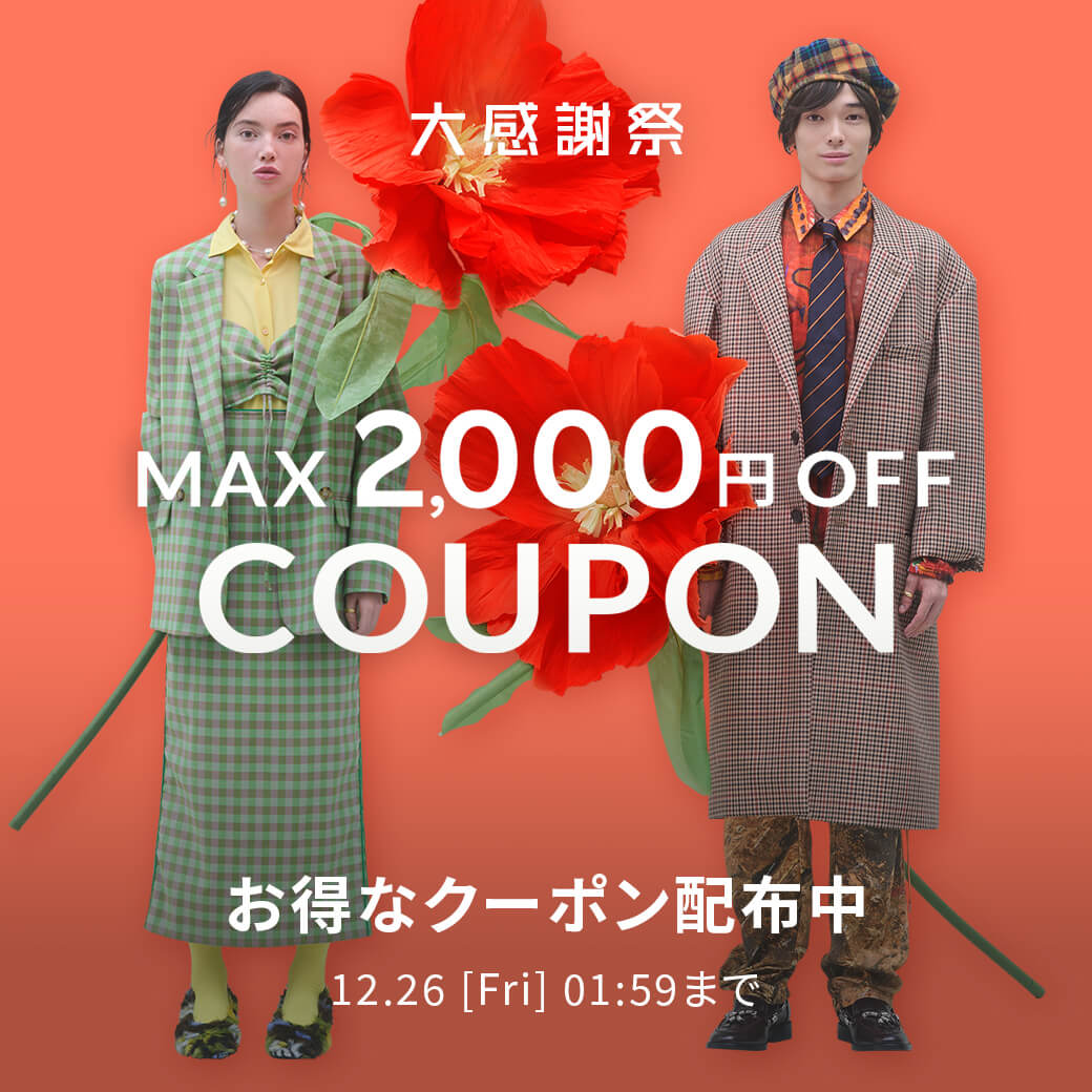 JUN&ROPE'｜【セットアップ対応】フロントロゴハーフZIPブルゾン