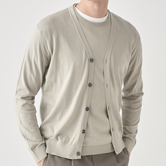 【JOHN SMEDLEY】メンズ定番アンサンブルアイテム