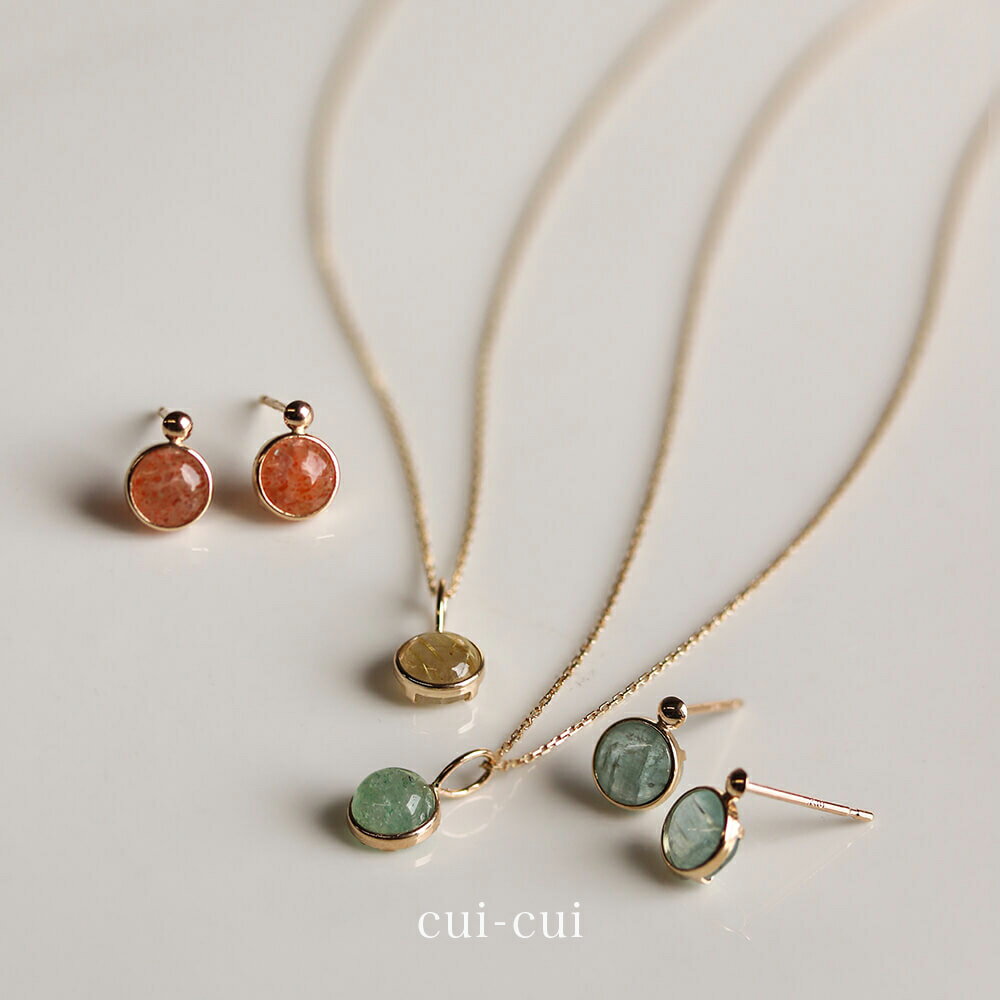 【cui-cui】New Arrival カラーストーンジュエリー