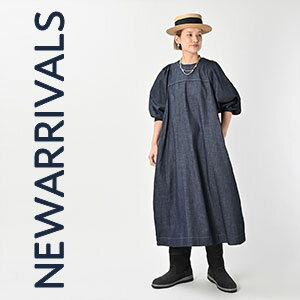 【45R｜新入荷】ラフに着こなす、デニムのパフドレスとブラウス。