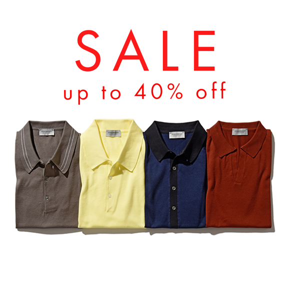 【JOHN SMEDLEY】40％OFF！FINAL SALE