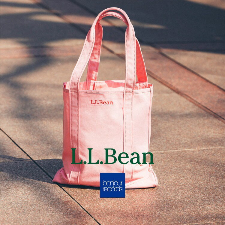 【リストック!】L.L. Bean For bonjour records Tote Bag "Pale Pink" 大人気のL.L. Beanとの別注トートバッグ"Pale Pink"カラーがリストック。 L.L. Beanの定番グローサリー・トートの新型バッグを選定。コンパクトなサイズ感で、レコードバッグとしても使用できるサイズ。通勤・通学など、様々なシーンでオールマイティーに活躍します。数に限りがございますので、是非この機会にご覧くださいませ。