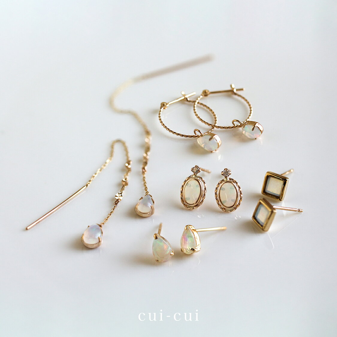 【cui-cui】K10-K18 オパールジュエリー