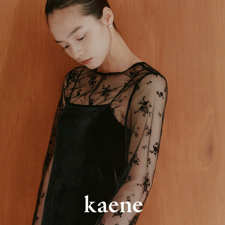 【kaene】人気商品｜フロッキーベロア2wayドレス