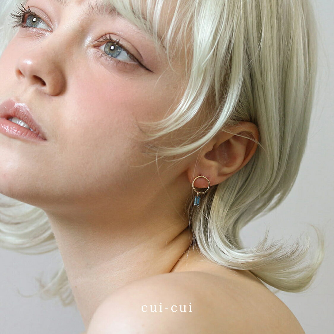 【cui-cui】K10 ロンドンブルートパーズ ジュエリー