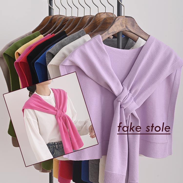 【フェイクカーデ】春コーデの差し色に