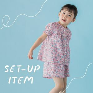 セットアップ　べべ　スラップ　26SS　上下　セット