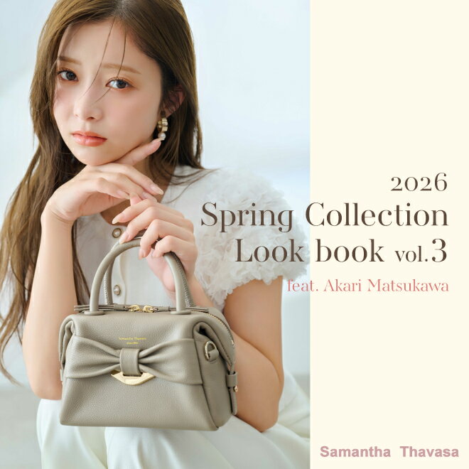 サマンサタバサ　バッグ　レザー　ハンドバッグ　ミニバッグ