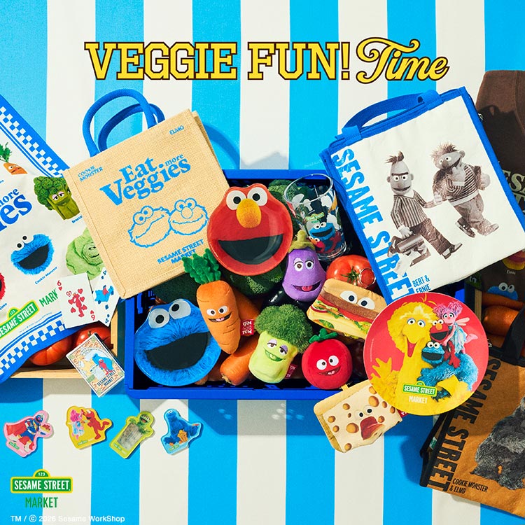 【SESAME STREET MARKET】「VEGGIE FUN! Time」