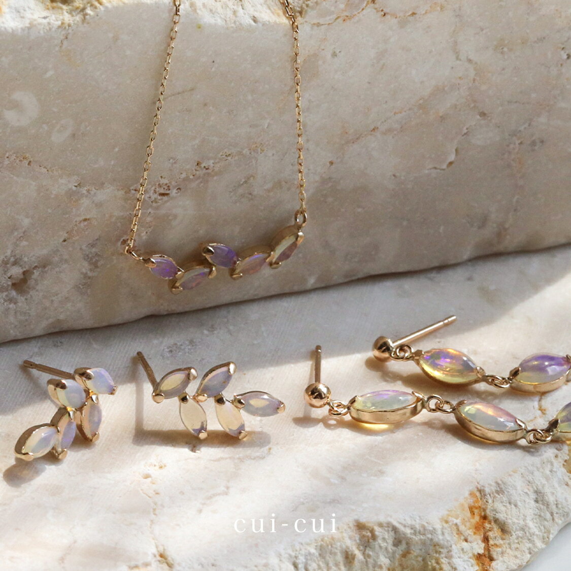 【cui-cui】K10-K18 オパールジュエリー