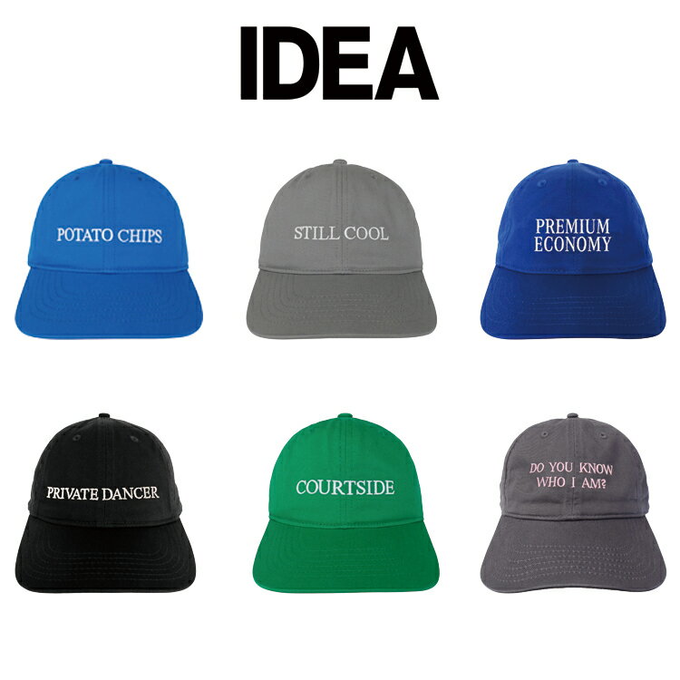 【New Arrival】IDEA/アイデア 6Panel Caps