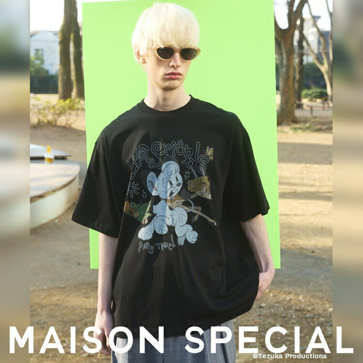 【MAISON SPECIAL】レオの描き下ろしグラフィックが映える、滑らかな双糸オーバーTシャツ！