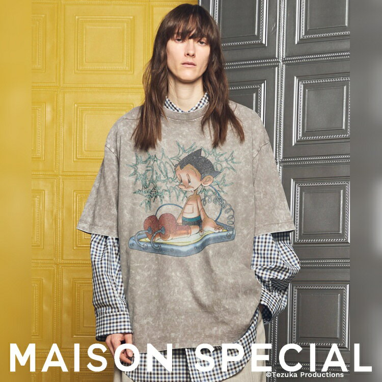 【MAISON SPECIAL】鉄腕アトムのアートとフェード加工が際立つオーバーTシャツ！