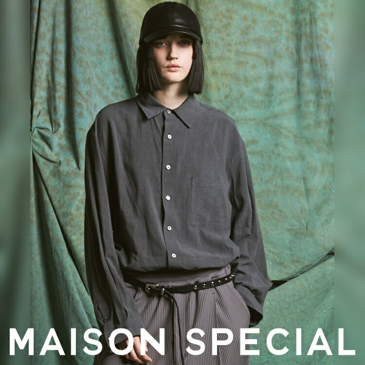 【MAISON SPECIAL】フィブリル加工の美しい滑らかな陰影が大人の装いを刷新！