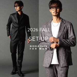 【NICOLE CLUB FOR MEN】2026 FALL SET UP