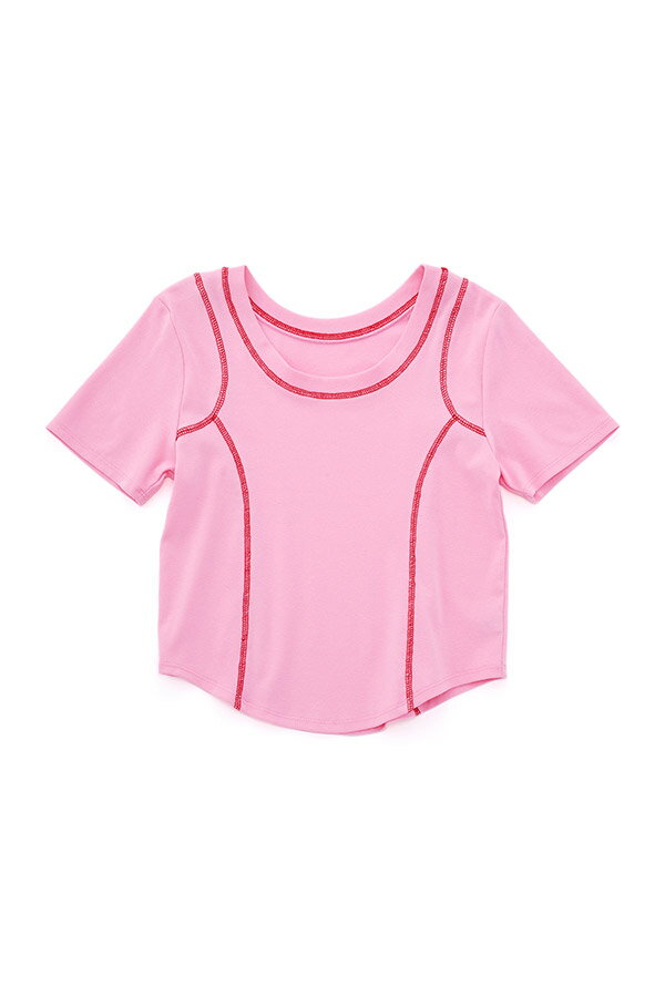 Bicolor Stitch Compact T-shirt