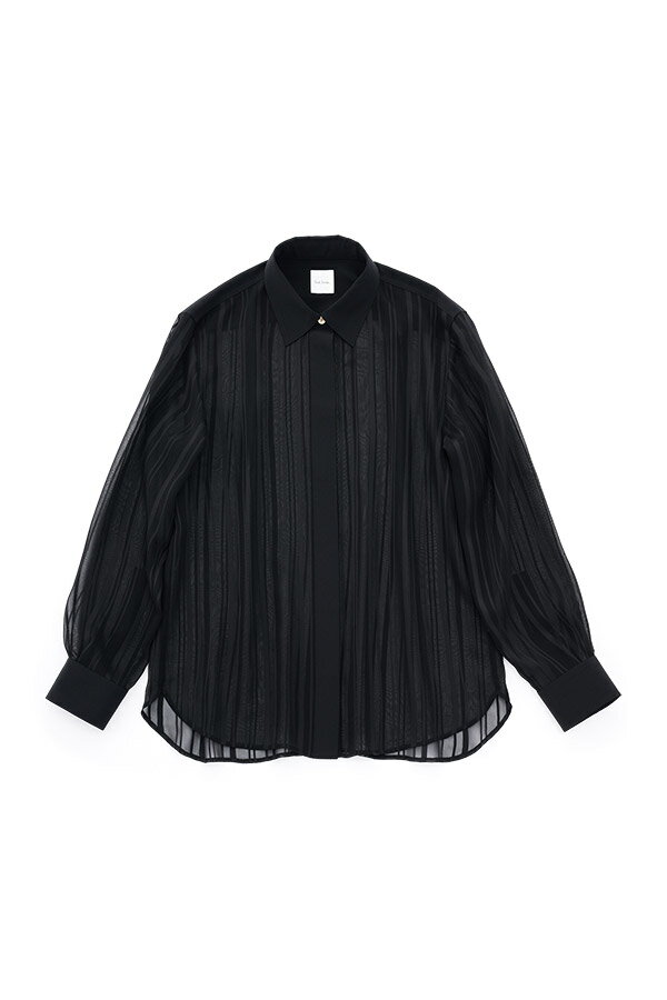 ウィメンズ シアー ストライプ ブラウス