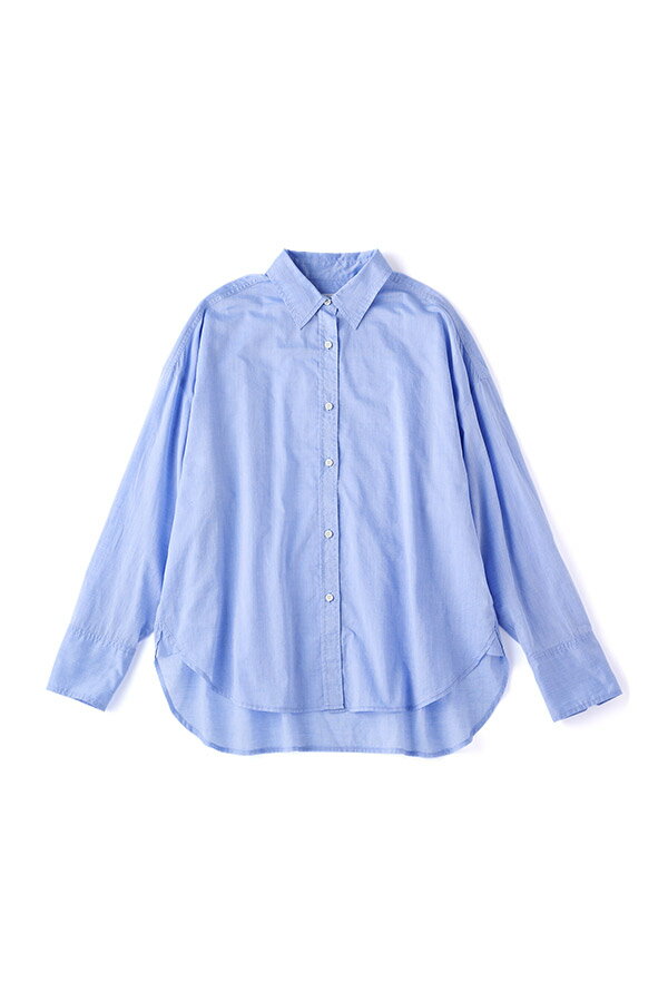 Shuttlenotesワッシャーローンウォッシュドシャツ