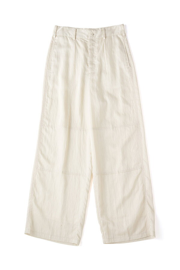レーヨンナイロンカルゼ タックワイドパンツ
