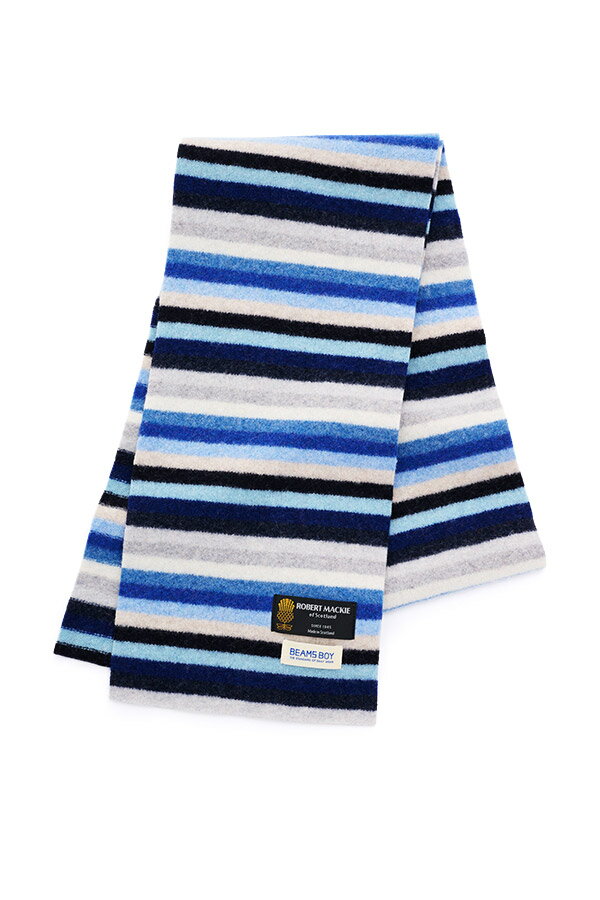 【別注】ROBERT MACKIE / マルチボーダー マフラー