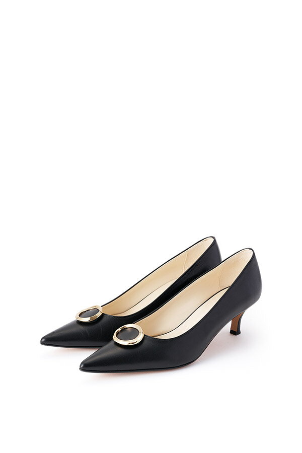 メタルパーツ パンプス