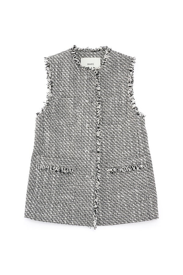 ミックスツイードジレベスト