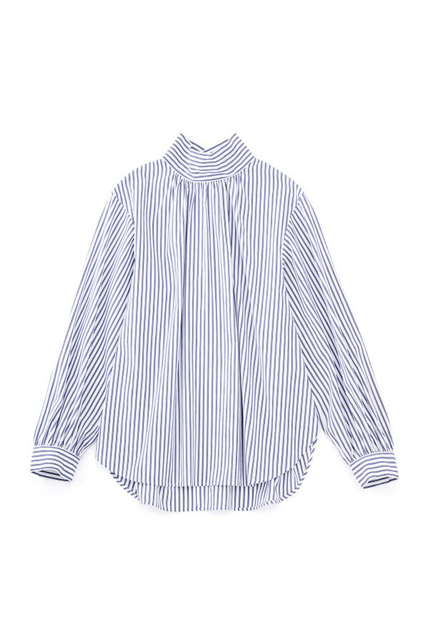 THOMAS MAISON 2WAYロールカラーブラウス