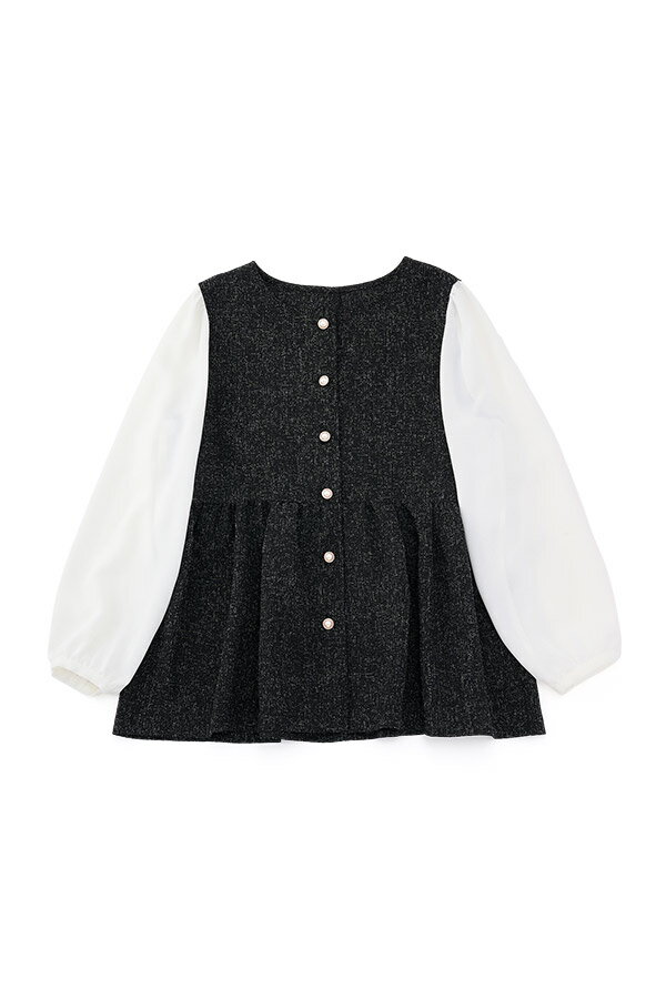 フェイクレイヤードブラウス