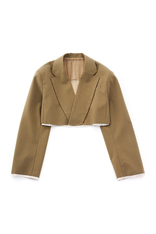 Back-Tulle Short Jacket