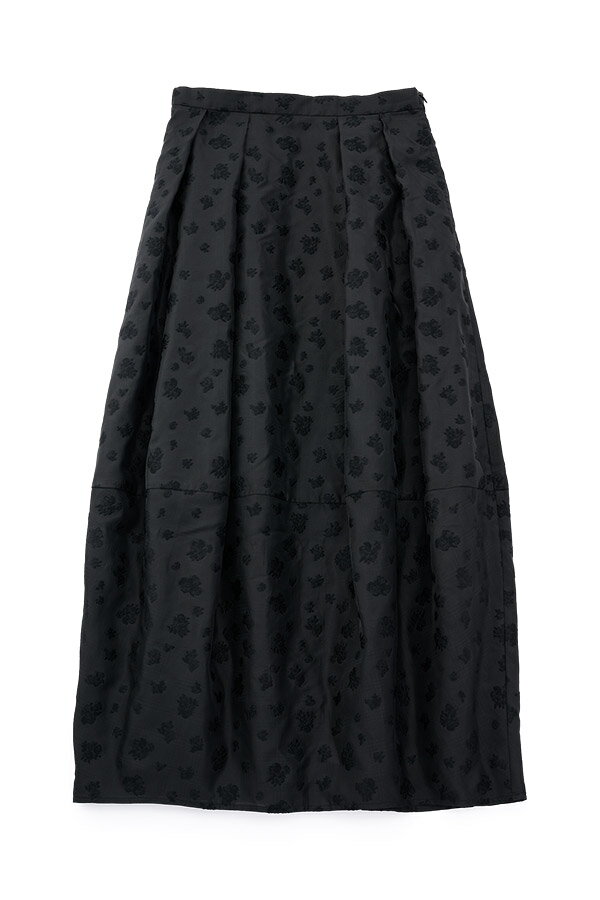 フラワー シアージャガード コクーン スカート