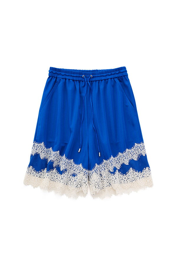 Shadow Stripe Lace Shorts