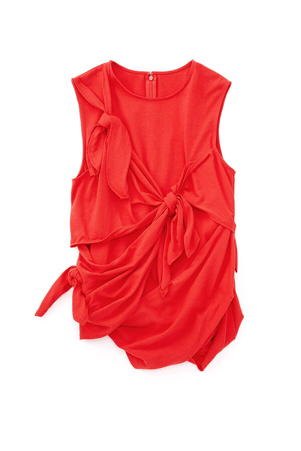 Knot Sleeveless T-Shirt